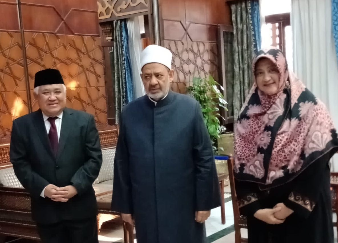 Candaan Syaikh Al Azhar Saat Bertemu Din Syamsuddin Di Kairo Laman