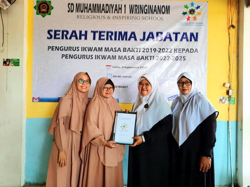 Serah Terima Jabatan Ikwam SD Muwri Ini Pesannya PWMU CO Portal