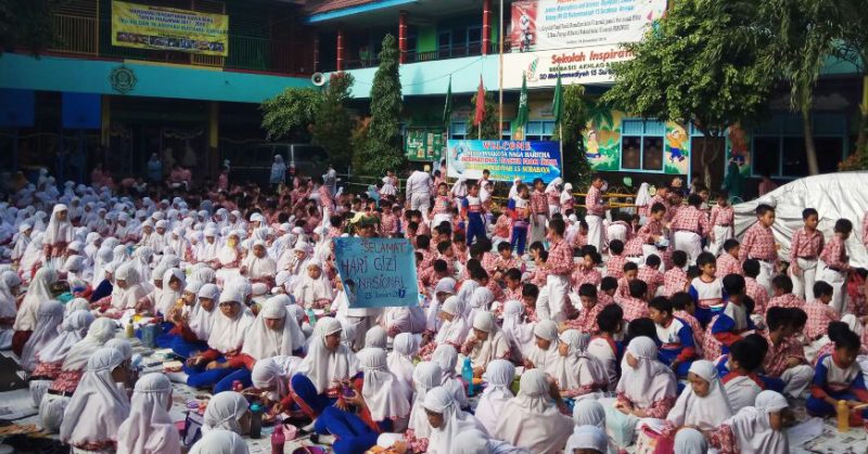 Bancaan Massal pada Hari Gizi dan Kusta Internasional di 