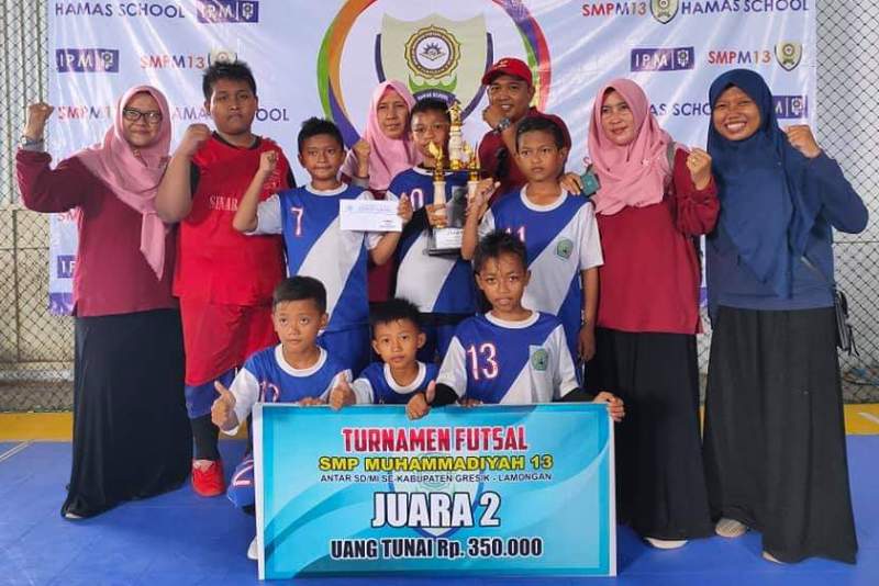 Tim SD Muhammadiyah 1 Dukun juara II .(Nurkhan/pwmu.co)