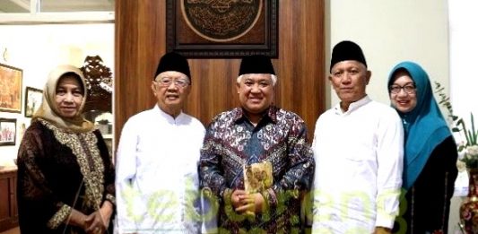 Din Syamsuddin: Gus Sholah pergi saat umat memerlukan kiai negarawan seperti almarhum. Gus Sholah wafat di Jakarta, Ahad (2/2/2020).