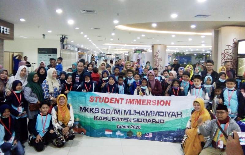 Student Immersion siswa Muhammadiyah Sidoarjo ke Malaysia. (Yuli/PWMU.CO)