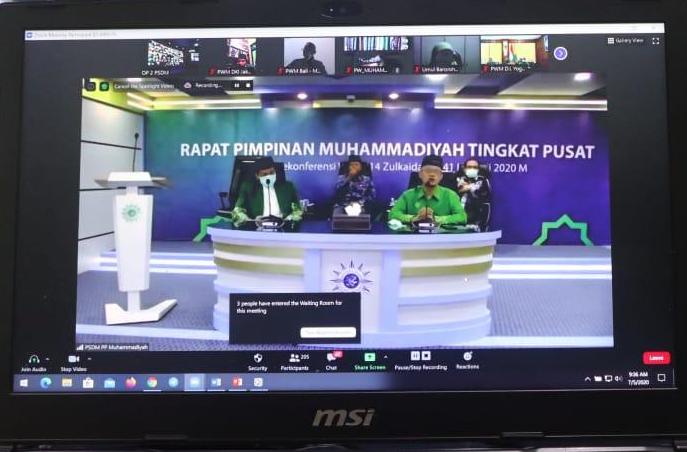Rapim Pusat memutuskan menggelar Tanwir Muhammadiyah online.