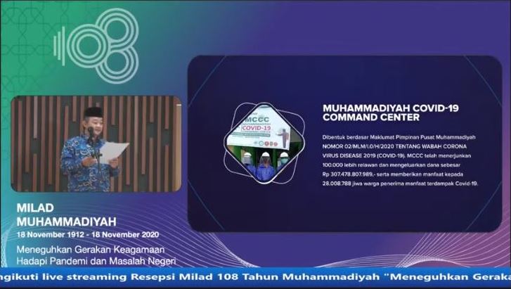 Bakti Untuk Negeri, penghargaan yang diterima MCCC dari Pimpinan Pusat (PP) Muhammadiyah melalui Sekretaris Umum Abdul Mu’ti.