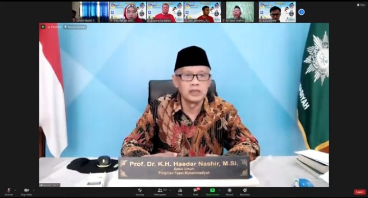 Haedar Nashir dorong media online bermanajemen bisnis. Hal itu terungkap saat Ketua Umum Pimpinan Pusat (PP) Muhammadiyah ini memberikan amanat pada Resepsi Virtual Milad 5 tahun PWMU.CO.
