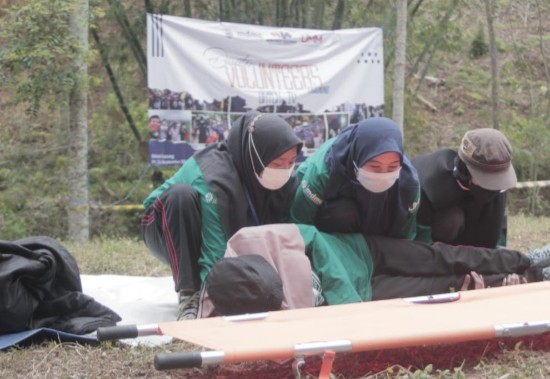 Mahasiswa Stikes Maboro ikuti diklat kebencanaan Maharesigena Universitas Muhammadiyah Malang (UMM) yang bertajuk Disaster Volunteers Training IV.