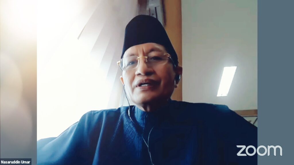 Imam besar Masjid Istiqlal Prof Dr KH Nasaruddin Umar MA (Nely Izzatul/PWMU.CO)
