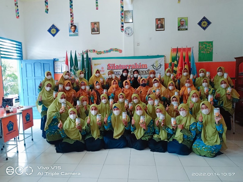PDNA Lamongan me-launching Kantor Layanan (KL) Lazismu di Pimpinan Ranting Nasyiatul Aisyiyah (PRNA) Brangsi kecamatan Laren Lamongan, Jumat (14/1/22).