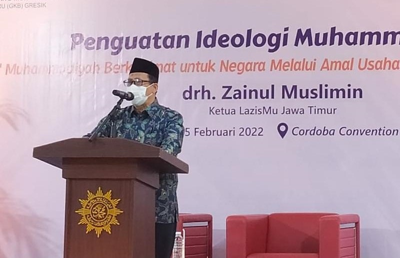 Muhammadiyah adalah organisasi gerakan disampaikan Drs Machfudz Asryrofi dalam kajian iftitahnya pada acara Penguatan Ideologi Muhammadiyah digelar secara hybrid, Sabtu (05/02/22).