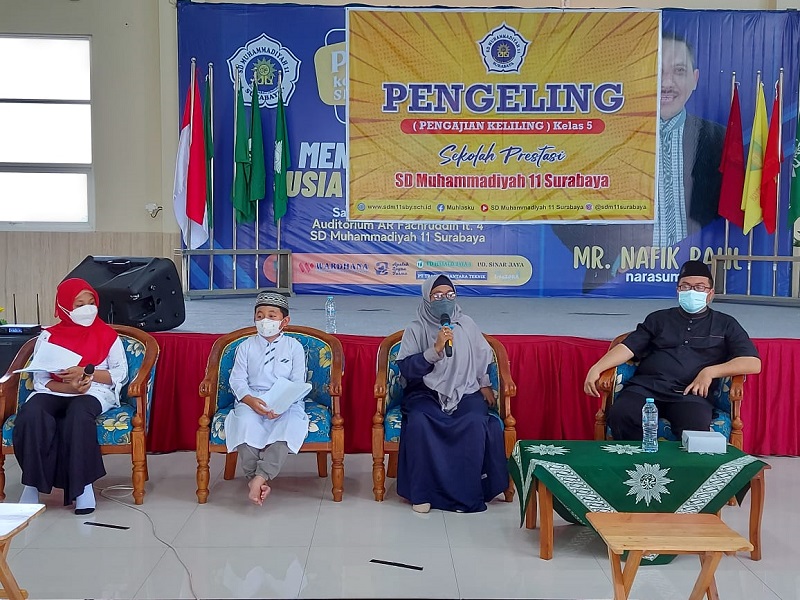 Kisah Uwais al-Qarani dalam Pengajian SD Muhlas, liputan Muriyono Kontributor SD Muhammadiyah 11 Dupak Surabaya.