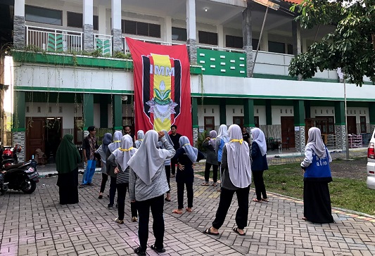 SD Almadany jadi tempat kegiatan Darul Arqam Dasar (DAD) IMM Komisariat Psikologi Universitas Muhammadiyah Gresik, Jumat-Ahad (11-13/3/22).