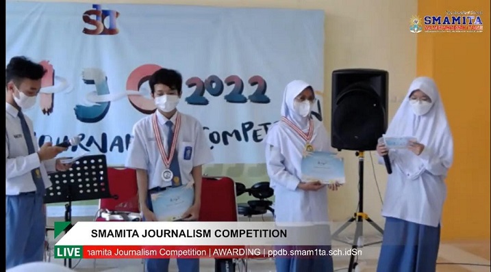 Kompetisi Jurnalistik Smamita Journalism Competition lahirkan banyak juara, laporan Emil Mukhtar Efendi, Kontributor PWMU.CO asal Sidoarjo.