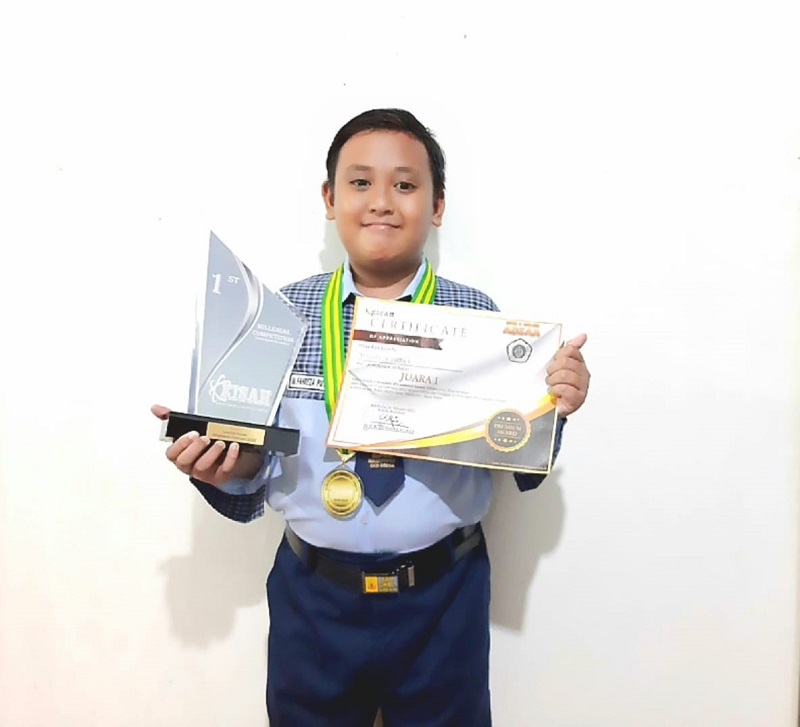 Siswa Mugeb Juara Azan Tingkat Nasional di Ajang Ini, liputan Novelia Nur Anggraini kontributor PWMU.CO Gresik