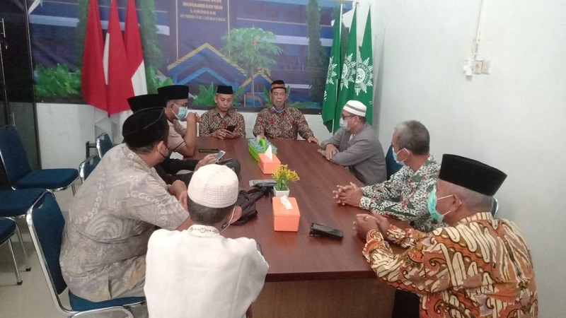 PCM Gayungan Surabaya Studi Banding ke Al Mizan, liputan Alfain Jalaluddin Ramadlan kontributor PWMU.CO