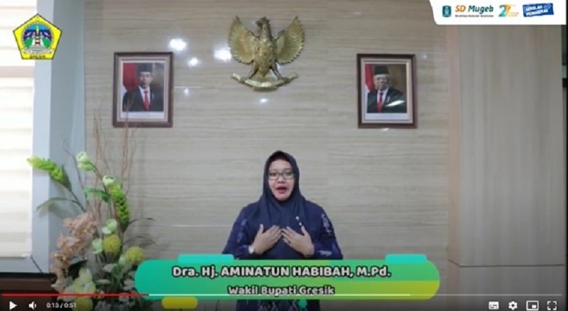 Milad ke-27, SD Mugeb Turut Mencerdaskan Kehidupan Bangsa, liputan Ichwan Arif kontributor PWMU.CO Gresik