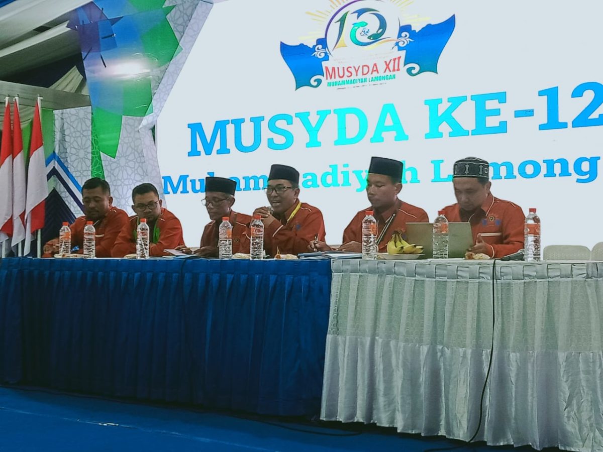 Suka Duka Panlih Musyda Ke-12 Muhammadiyah Lamongan (Maslahul Falah/PWMU.CO)