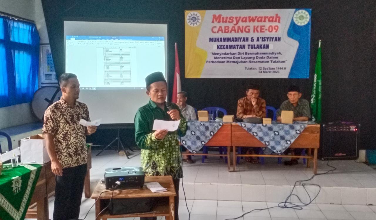 Musycab Tulakan Ketua Pcm Dan Pca Terpilih Bukan Peraih Suara