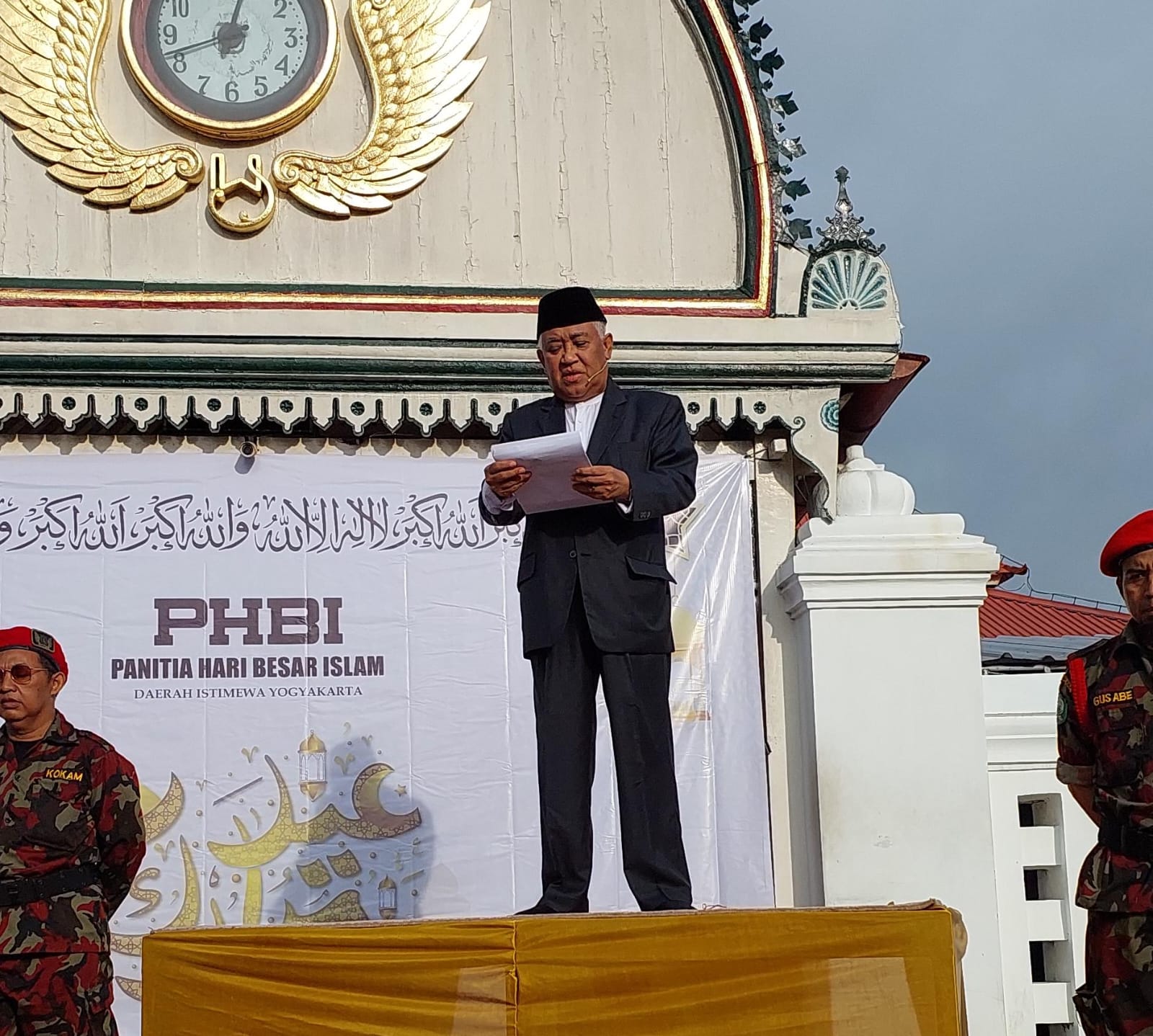 Din Syamsuddin Gaungkan Perubahan Saat Khotbah Idul Fitri Di