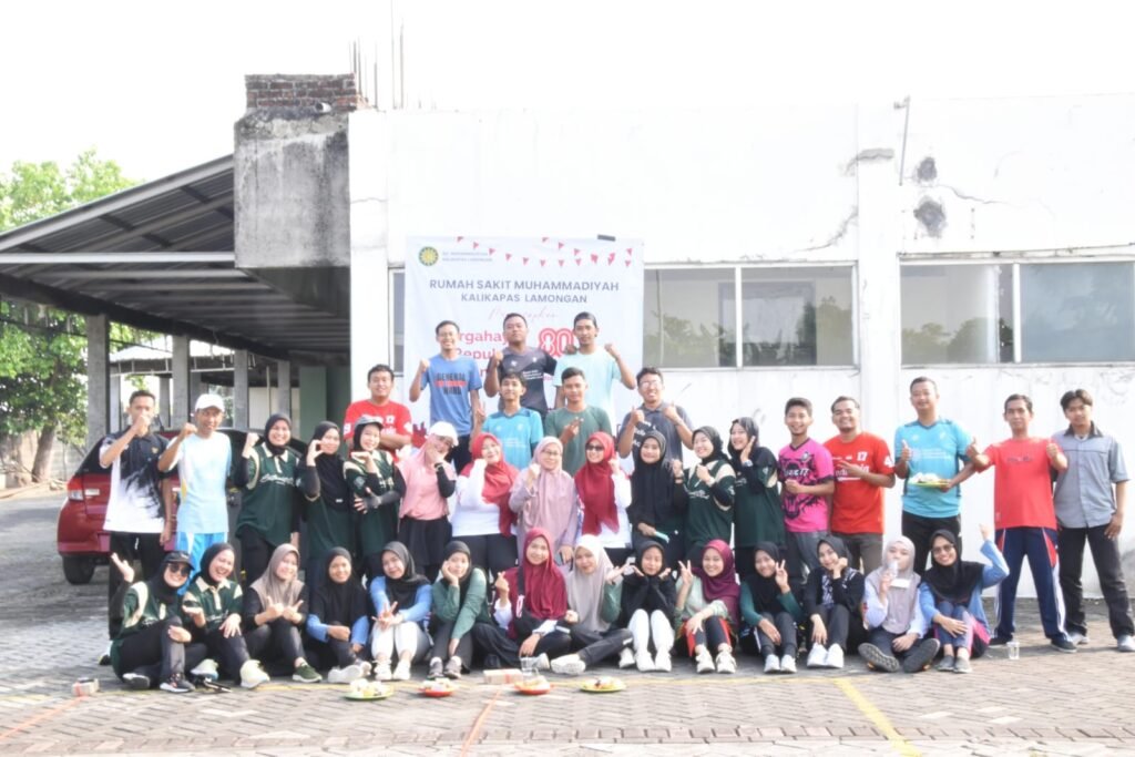 Memperingati HUT ke-80 RI, RSM Kalikapas Gelar Senam Pagi