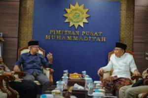 Haedar Nashir Terima Silaturahmi Gus Yahya di Kantor PP Muhammadiyah