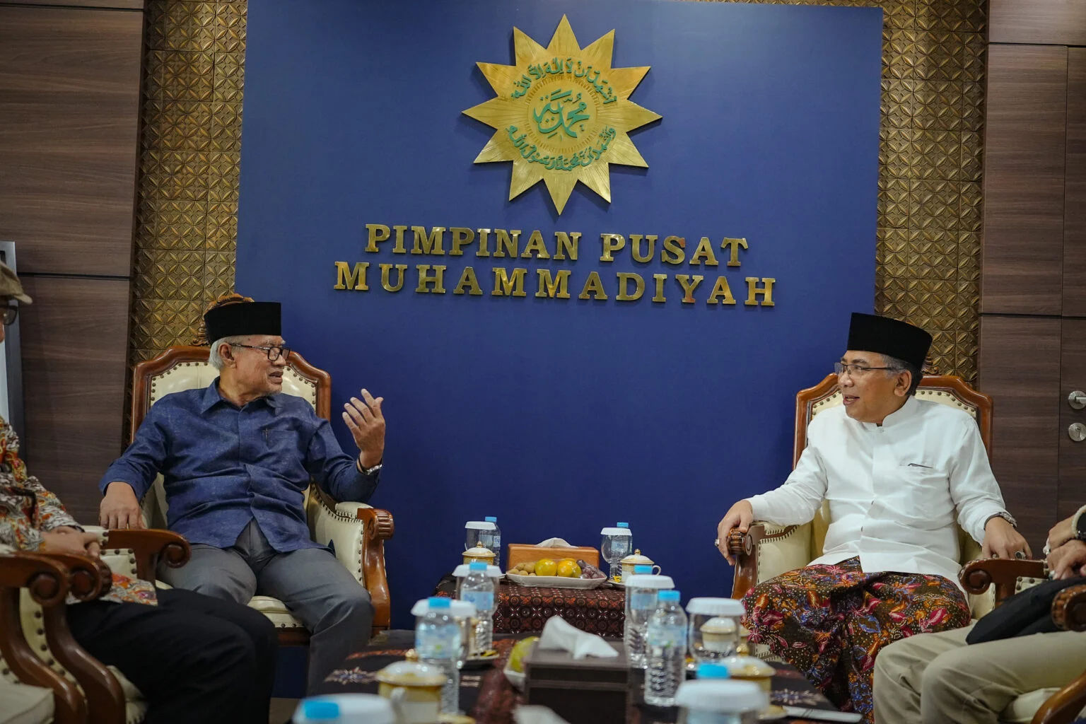 Haedar Nashir Terima Silaturahmi Gus Yahya di Kantor PP Muhammadiyah