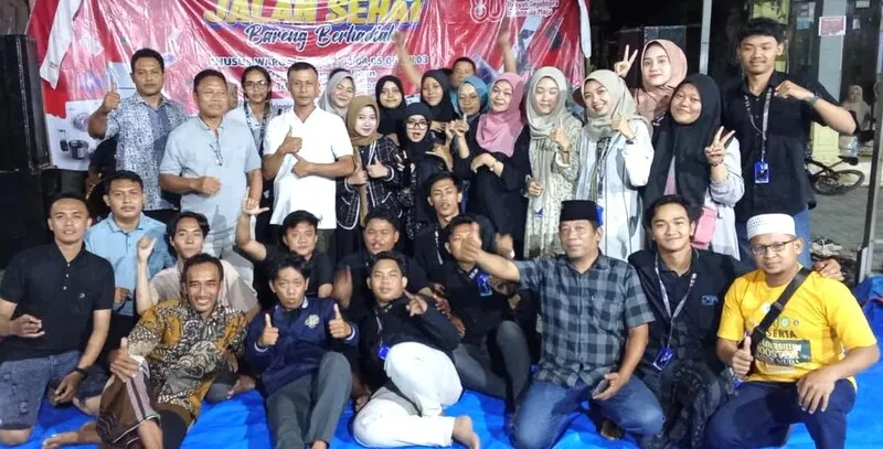 Mahasiswa KKN-T Umsida Turut Sukseskan Malam Tasyakuran HUT ke-80 RI di Desa Jiken