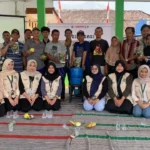 Sosialisasi Teknologi Tepat Guna Alat Penggilingan Pupuk Organik oleh Mahasiswa KKN 21 UM Surabaya