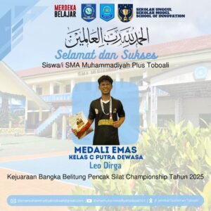 Prestasi pencak silat siswa SMA Muhammadiyah Toboali. (Istimewa/PWMU.CO)