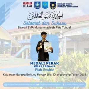Prestasi pencak silat siswa SMA Muhammadiyah Toboali. (Istimewa/PWMU.CO)