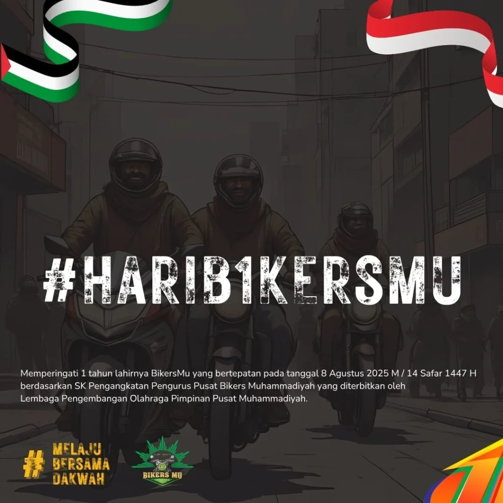 Milad Ke-1 BikersMu: Satu Tahun Melaju Bersama Dakwah di Jalanan