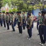 Semangat Patriotisme, 95 Siswa Smampat Sidayu Ikuti Latihan HW