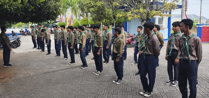 Semangat Patriotisme, 95 Siswa Smampat Sidayu Ikuti Latihan HW