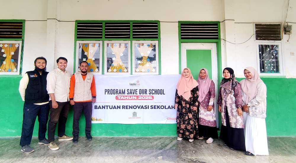 Program Save Our School: Lazismu Salurkan Bantuan untuk SD Muhammadiyah Sigli