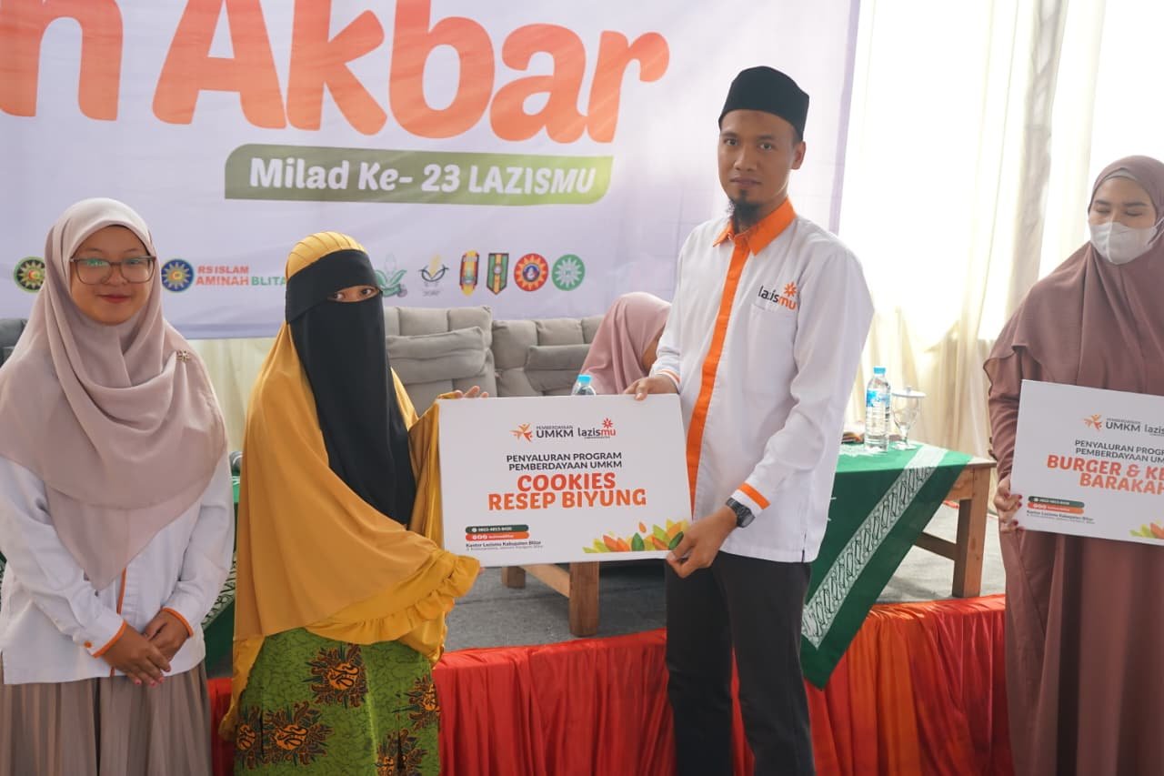 UMKM Naik Kelas! Lazismu Blitar Resmi Luncurkan Program Pemberdayaan di Milad ke-23