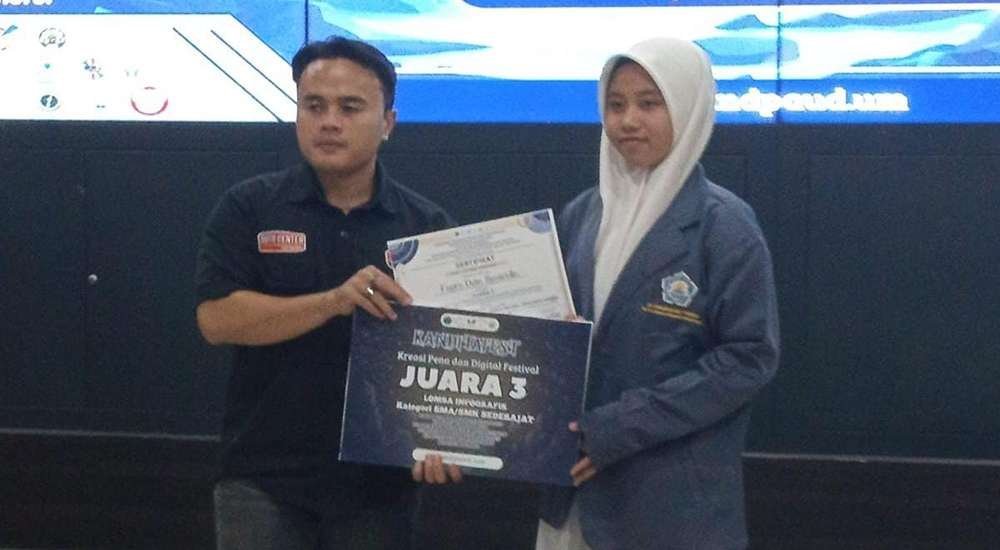 Siswi Mamsaka Raih Juara 3 Lomba Infografis Nasional KANDITAFEST Universitas Negeri Malang
