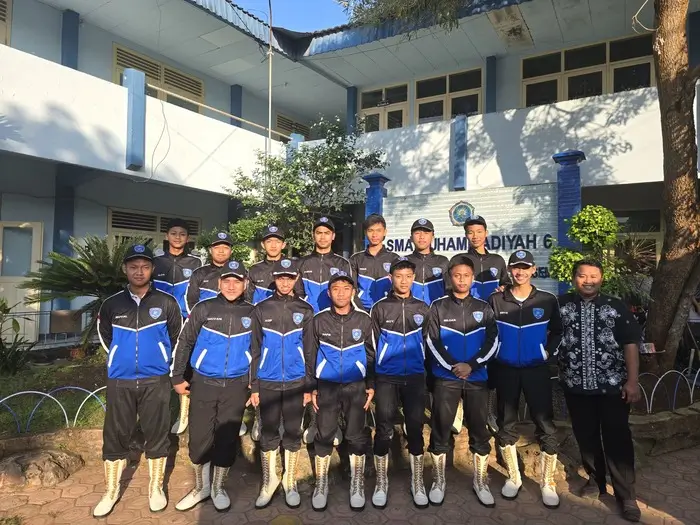 Ikuti Lomba Gerak Jalan Tingkat Kecamatan, SMAMUSIX Karangasem Panen Juara