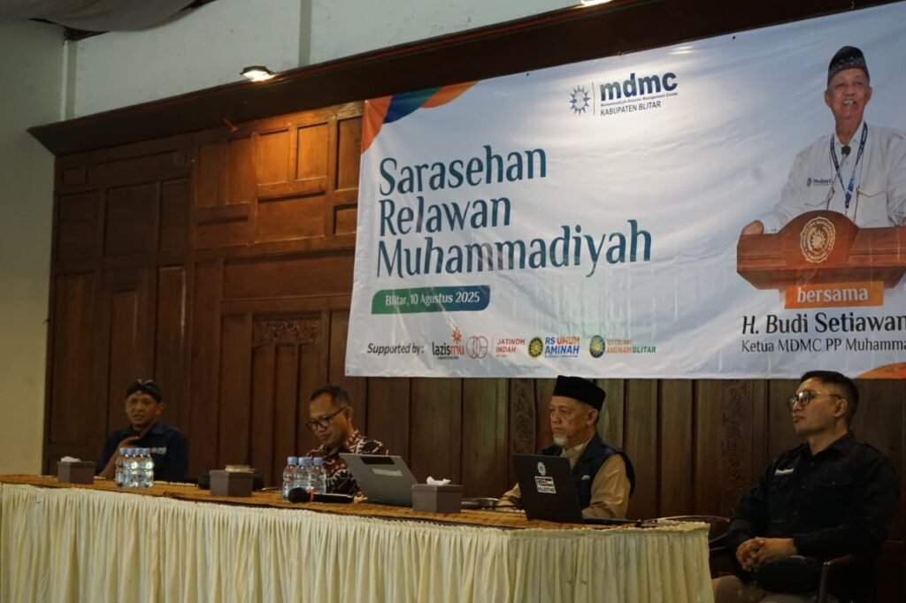 Ketua MDMC PP Muhammadiyah Tekankan Pentingnya Solidaritas Relawan di Sarasehan Blitar