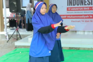 Warna-Warni Kostum Meriahkan Lomba Senam Anak Indonesia Hebat SMPM Jipat Karangasem
