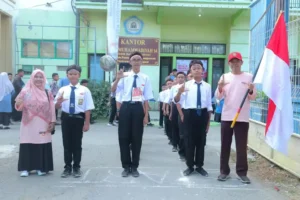 Semangat Juang Membara di Lomba Gerak Jalan SMPM Jipat Karangasem