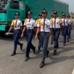 Langkah Pasti Raih Prestasi, Tim Gerak Jalan Putra SMPM 22 Mantup Juara 2