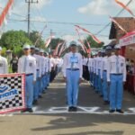 Sambut HUT ke-80 RI SMA Muha Genteng Terjunkan Empat Regu Lomba Gerak Jalan Tingkat Desa