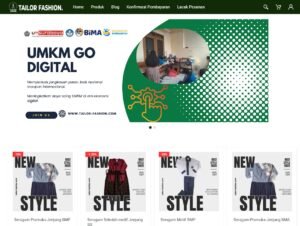 Dosen UM Surabaya Adakan Pendampingan Digitalisasi melalui Mobile Tailor Fashion (2). (Istimewa/PWMU.CO)