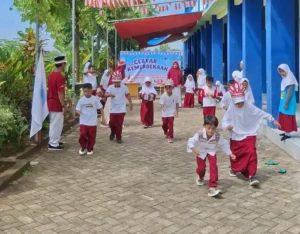 Intip Kemeriahan Peringatan HUT ke-80 RI di SD Muhammadiyah 2 Bojonegoro
