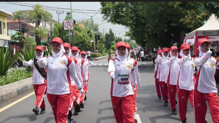 Regu Putri LBB SD Muga Pandaan Berikan Kado Terindah untuk Sekolah
