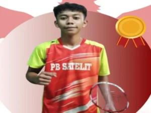 Lob Penuh Strategi, Siswa Smamuga Ini Sabet Juara Pertama Bulu Tangkis