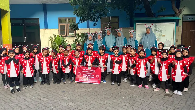Menggemaskan! Pasukan Kumbang Merah Putih TK Abasta Sabet Gelar Juara