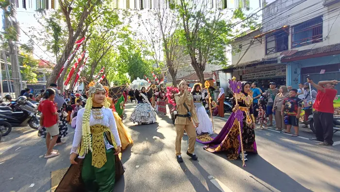 Pawai Budaya Agustusan Spemutu Gresik, Ajak Warga Telusuri Keindahan Nusantara