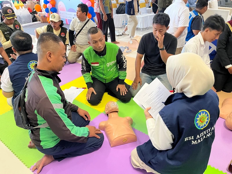 RSI Aisyiyah Malang Gelar Pelatihan Bantuan Hidup Dasar untuk Pengemudi