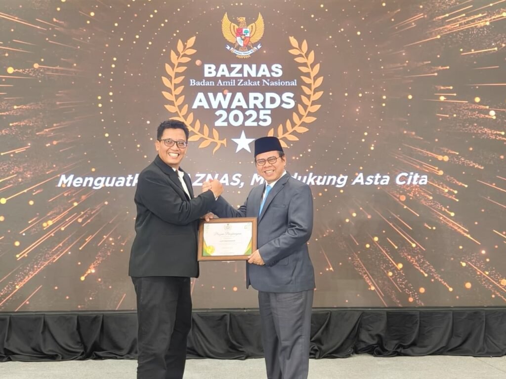 Lazismu Raih Penghargaan LAZ Nasional Pengumpulan ZIS Terbaik di Ajang Baznas Award 2025