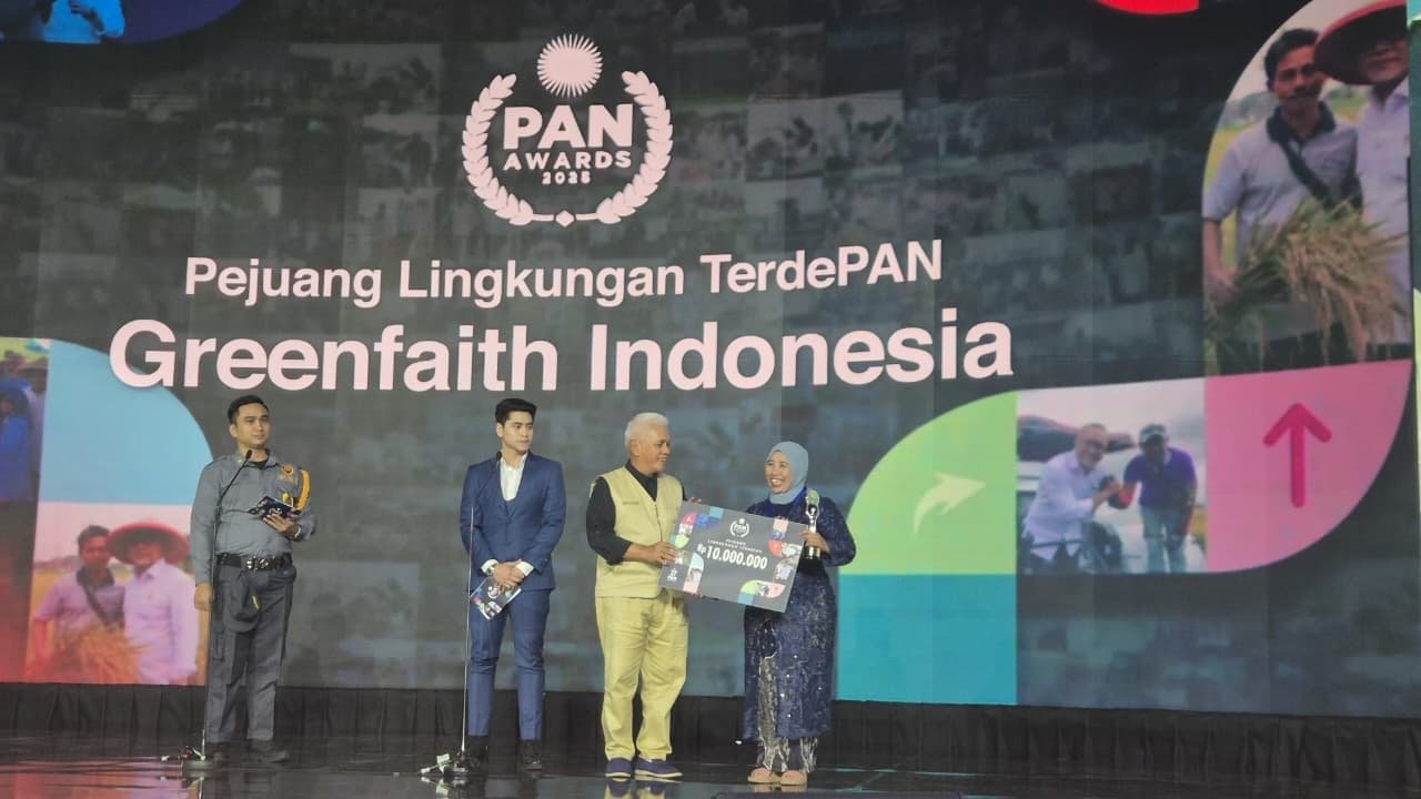 GreenFaith Indonesia Raih PAN Award sebagai Pejuang Lingkungan Terdepan